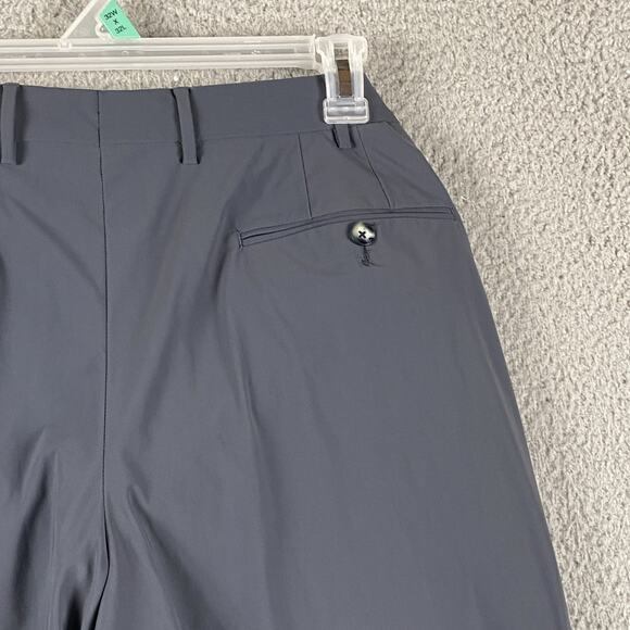 Zanella Active Devon Dress Pants Mens 36x28 Gray/Navy Performance Wool Blend - Picture 15 of 15